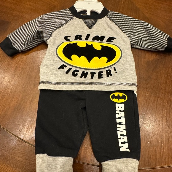 Batman Other - Batman Gray and Black Kids Matching Set